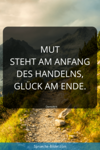 Mut Sprüche